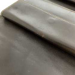 FENDI Trifold Wallet Khaki Brown Zucca 2266 30858 078 FF Canvas Leather Compact Folding Unisex