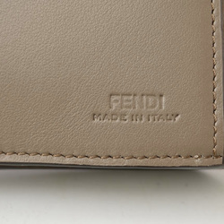 FENDI Wallet Trifold Baguette UETTE 8M0419 AHM0 F1F1M Leather TARTUF Truffle
