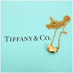 Tiffany Beans Necklace Pendant K18YG 3.3g TIFFANY Ladies