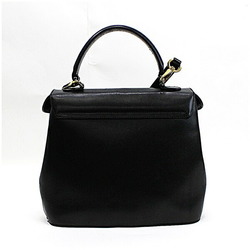 Salvatore Ferragamo Handbag Shoulder Bag Leather Black Women's