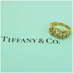 Tiffany Triple Loving Heart Ring No. 10.5 K18YG 4.3g TIFFANY&Co Women's ・