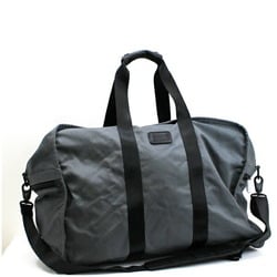 TUMI Boston Bag Leather x Ballistic Nylon Gray 22158GH Men's Sports Padlock