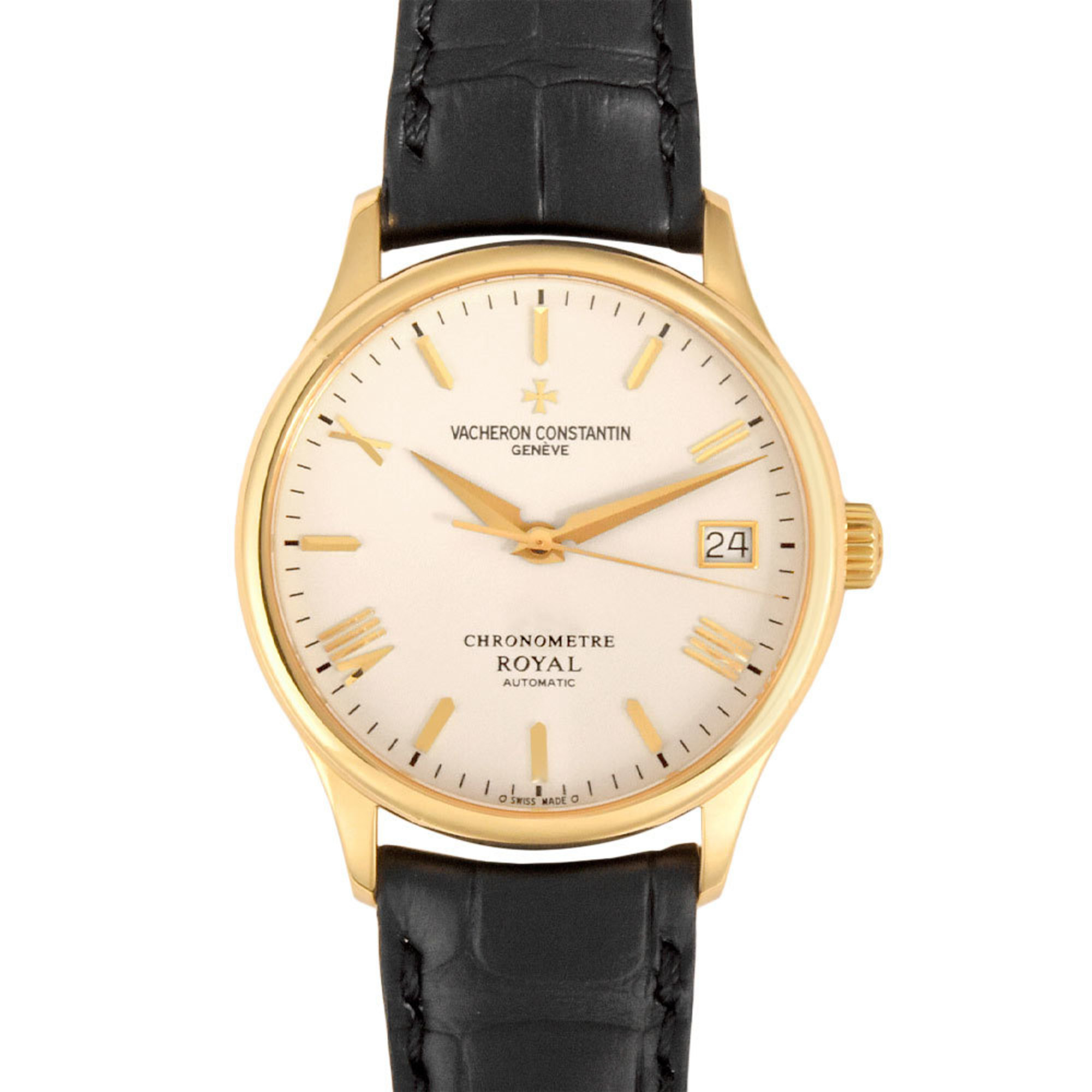 VACHERON CONSTANTIN Patrimony Chronometer Royale Date K18YG Men s