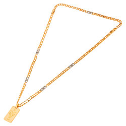 Givenchy Plate Long Necklace Bracelet K18PG/Pt850