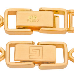 Givenchy Plate Long Necklace Bracelet K18PG/Pt850