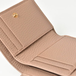 Gucci wallet tri-fold GUCCI fold 474746 PETITE MARMONT pink beige