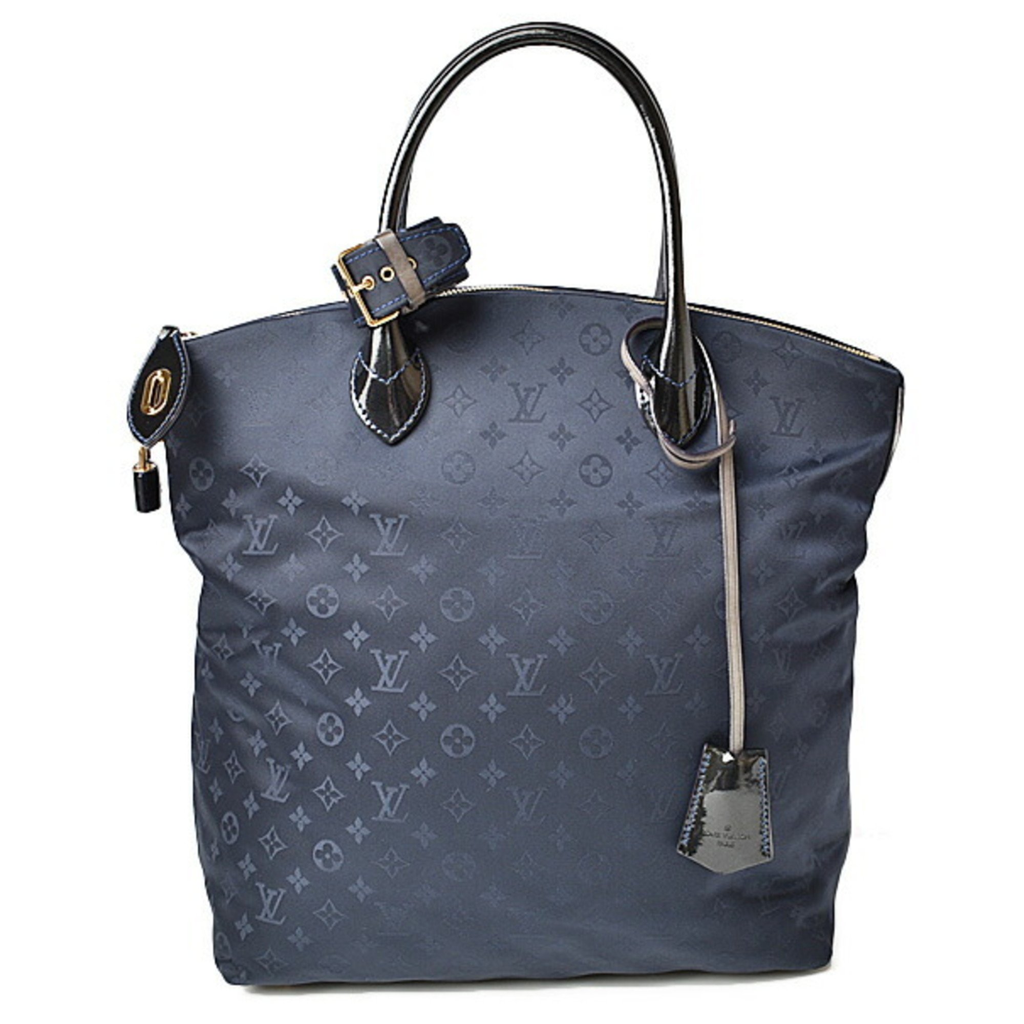 Louis Vuitton Tote Bag LOUIS VUITTON Monogram De Jour Lockit MM M93842 Marine Blue