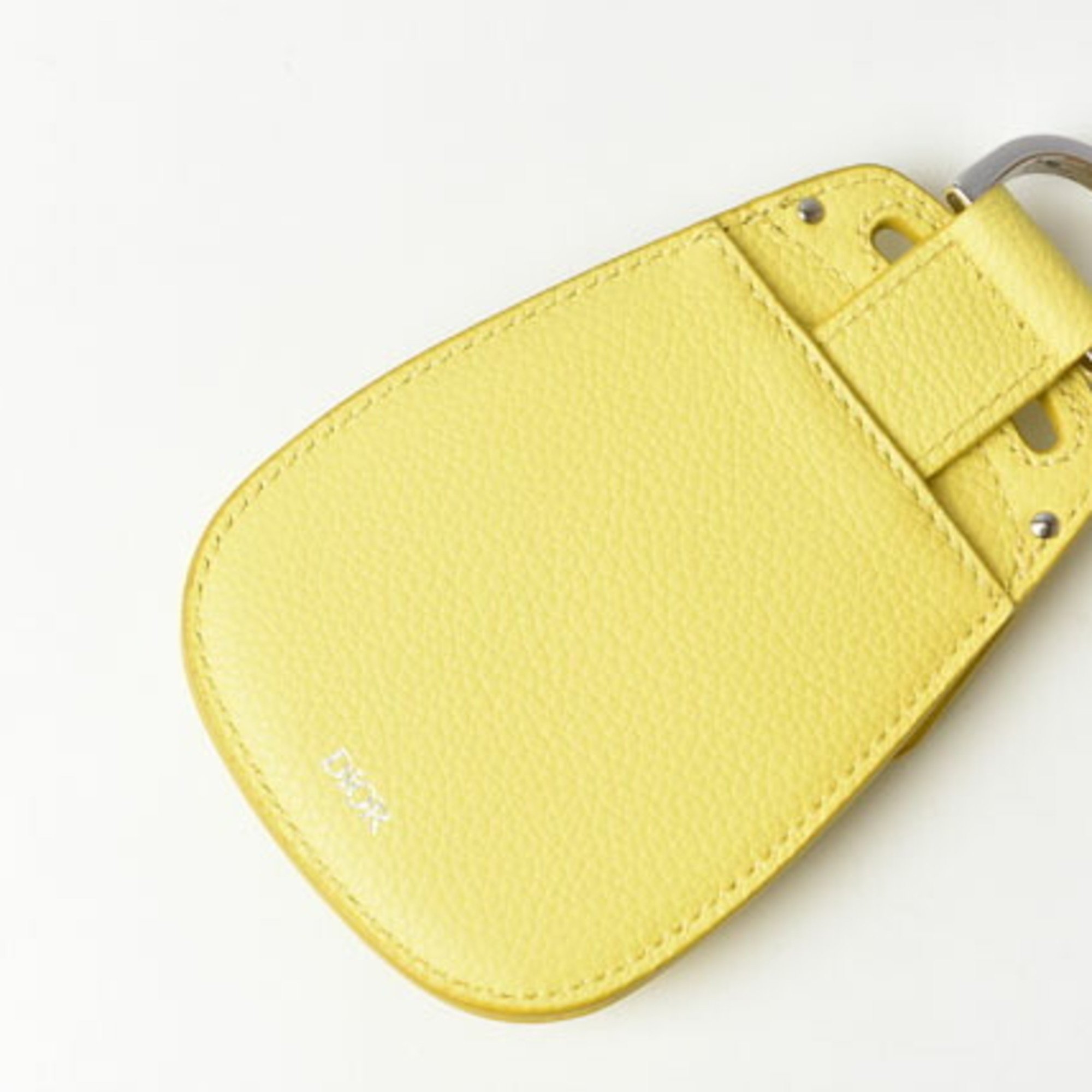 Christian Dior Dior Card Case Coin Wallet Saddle Bag Motif Yellow 2SDKH144YMJ