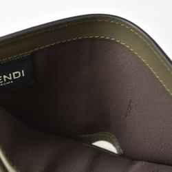 Fendi wallet FENDI bifold F is IS 8M0387 A18B F14QC leather ASPARAGO gray