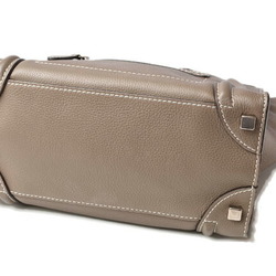 CELINE Handbag Bag Micro Shopper Luggage Greige