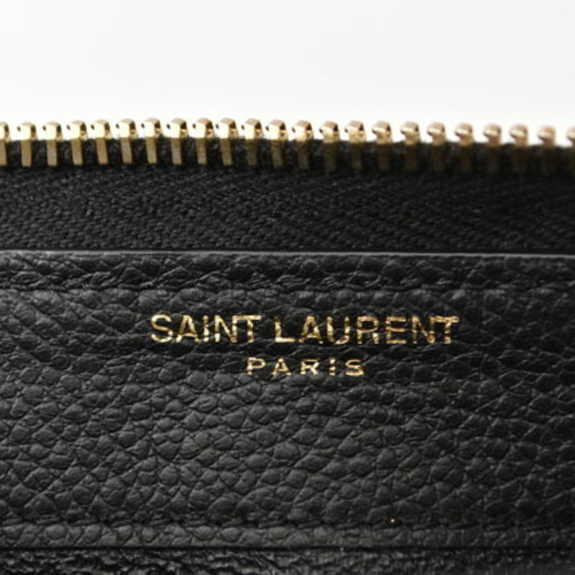 Yves Saint Laurent Saint Laurent Paris Wallet SAINT LAURENT PARIS Long Type Black 568995 CP20O 1000