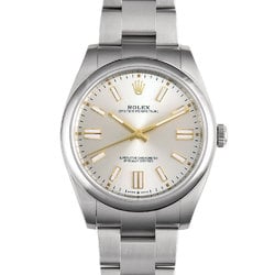 Rolex Oyster Perpetual 124300 SS Random Serial Men's Automatic Watch Silver Dial