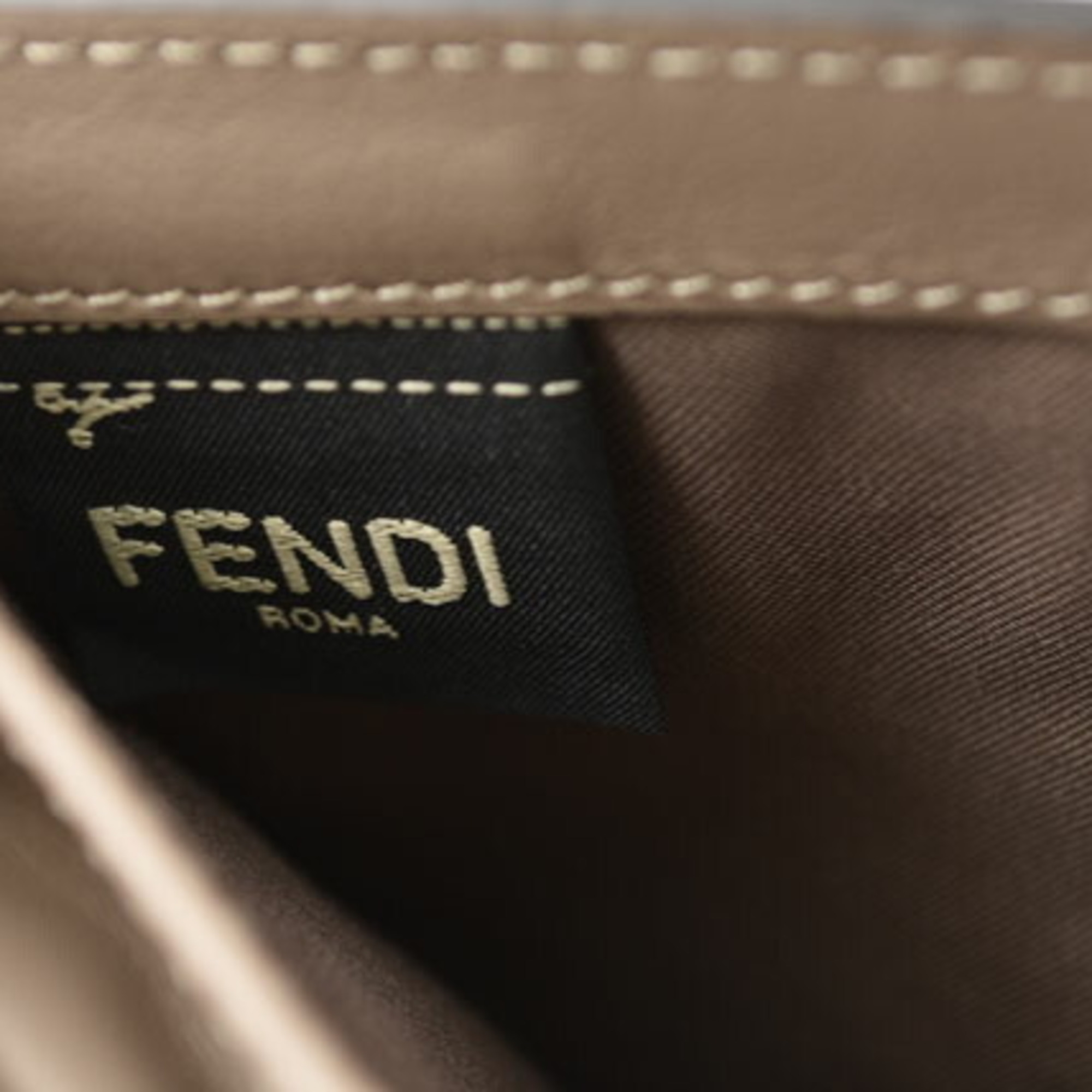 FENDI wallet fold BY THE WAY calf leather ROSE 8M0387