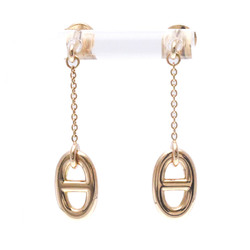 Hermes Chaine D'Ancre No Stone Pink Gold (18K) Drop Earrings Pink Gold