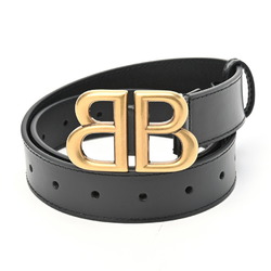 Balenciaga x Gucci Hacker Project BB Belt 680456 Black Gold # 75