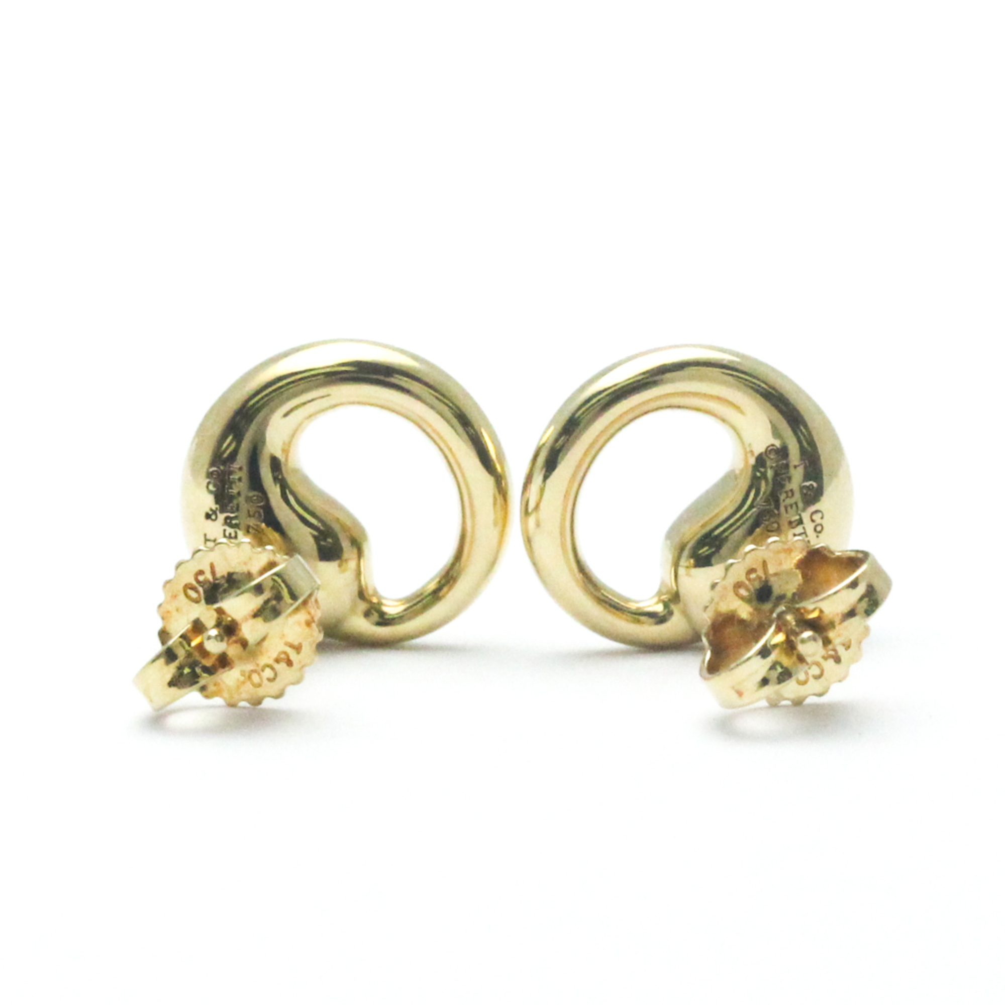Tiffany Eternal Circle Earrings No Stone Yellow Gold (18K) Stud Earrings Gold
