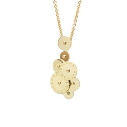 Bvlgari Cicladi Necklace Yellow Gold (18K) No Stone Men,Women Fashion Pendant Necklace (Gold)