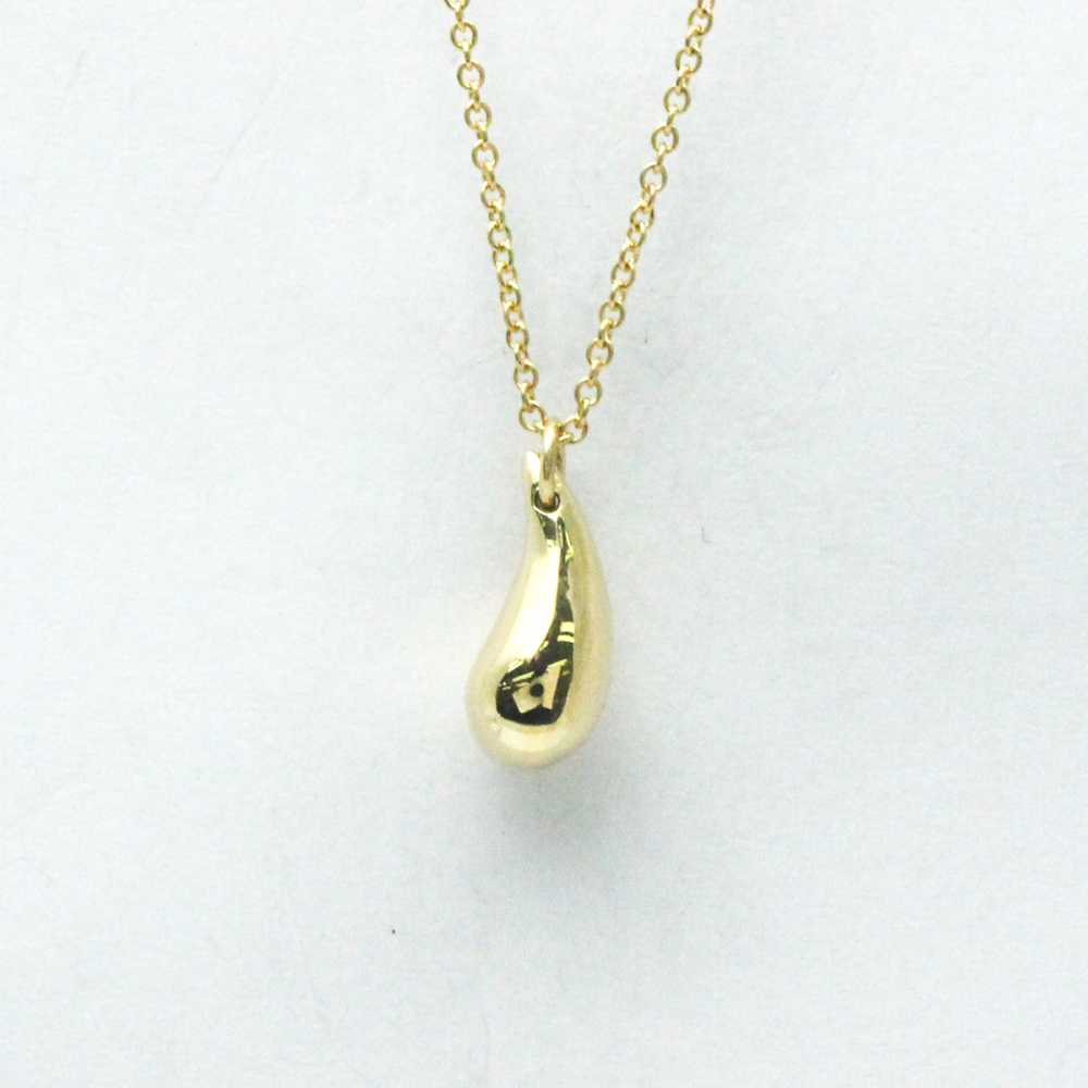 Tiffany teardrop sale necklace gold