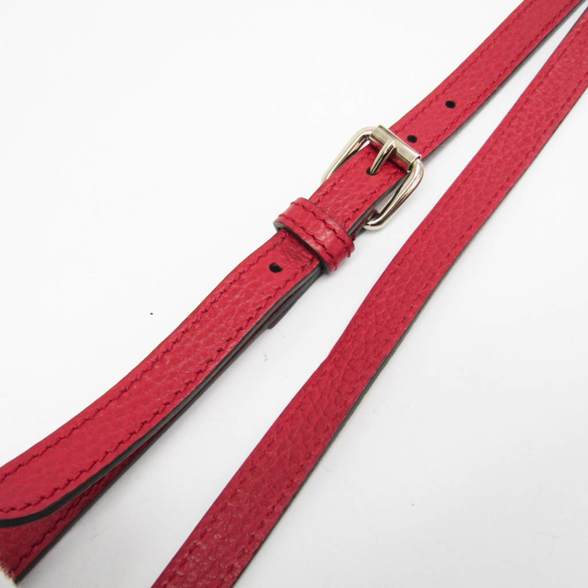 Gucci 449661 Women's Leather Handbag,Shoulder Bag Red Color