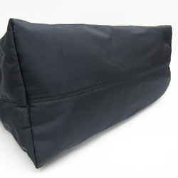 Prada Women,Men Nylon,Leather Shoulder Bag,Tote Bag Navy