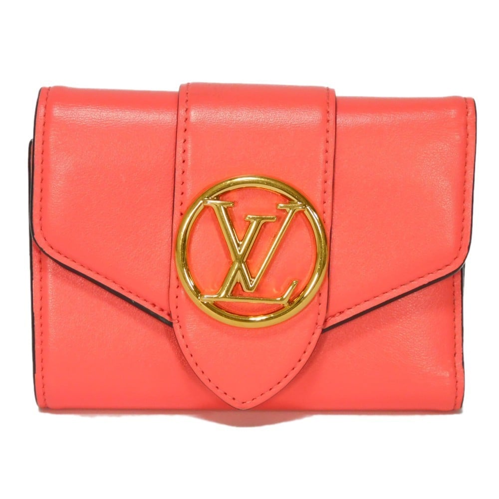 LOUIS VUITTON Trifold Wallet Portefeuille LV Pont Neuf Compact