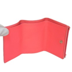 BALENCIAGA Trifold Wallet Classic Mini Calf Snap Button Studs Pink 431653 DY60G 5817 Women's