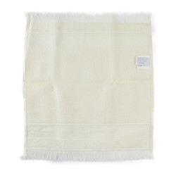 HERMES Baby Bath Mittens & Towel Set Yukijo 75% Cotton 25% Polynosic Ivory Pink Body Simple Fringe
