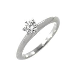 Tiffany TIFFANY&Co. Solitaire Diamond 0.23ct I/VS1/3EX 5.5 Ring Pt Platinum