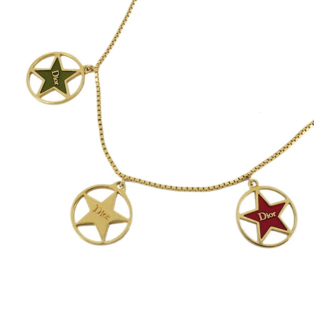 Christian dior star outlet necklace