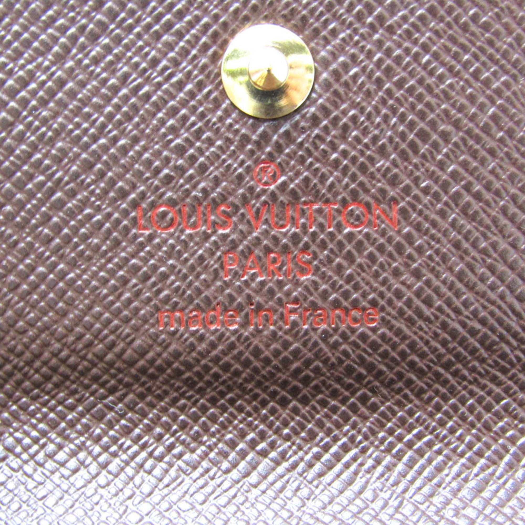 Louis Vuitton Damier Multicles 4 N62631 Women,Men Damier Canvas Key Case Ebene
