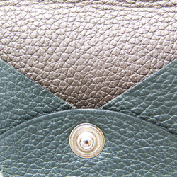 Hermes Bastia Verso Men,Women Leather Coin Purse/coin Case Gray,Gray Khaki