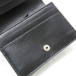Jimmy Choo Women's  Embossed Leather Wallet (bi-fold) Black