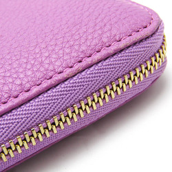 Bvlgari Monete Women's Leather Long Wallet (bi-fold) Light Purple