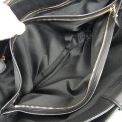 Salvatore Ferragamo Gancini EZ-21 G187 Women's Leather Handbag Black
