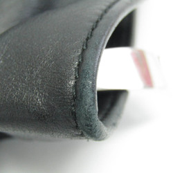Bottega Veneta TWIST 607964 Women's Leather Handbag Black