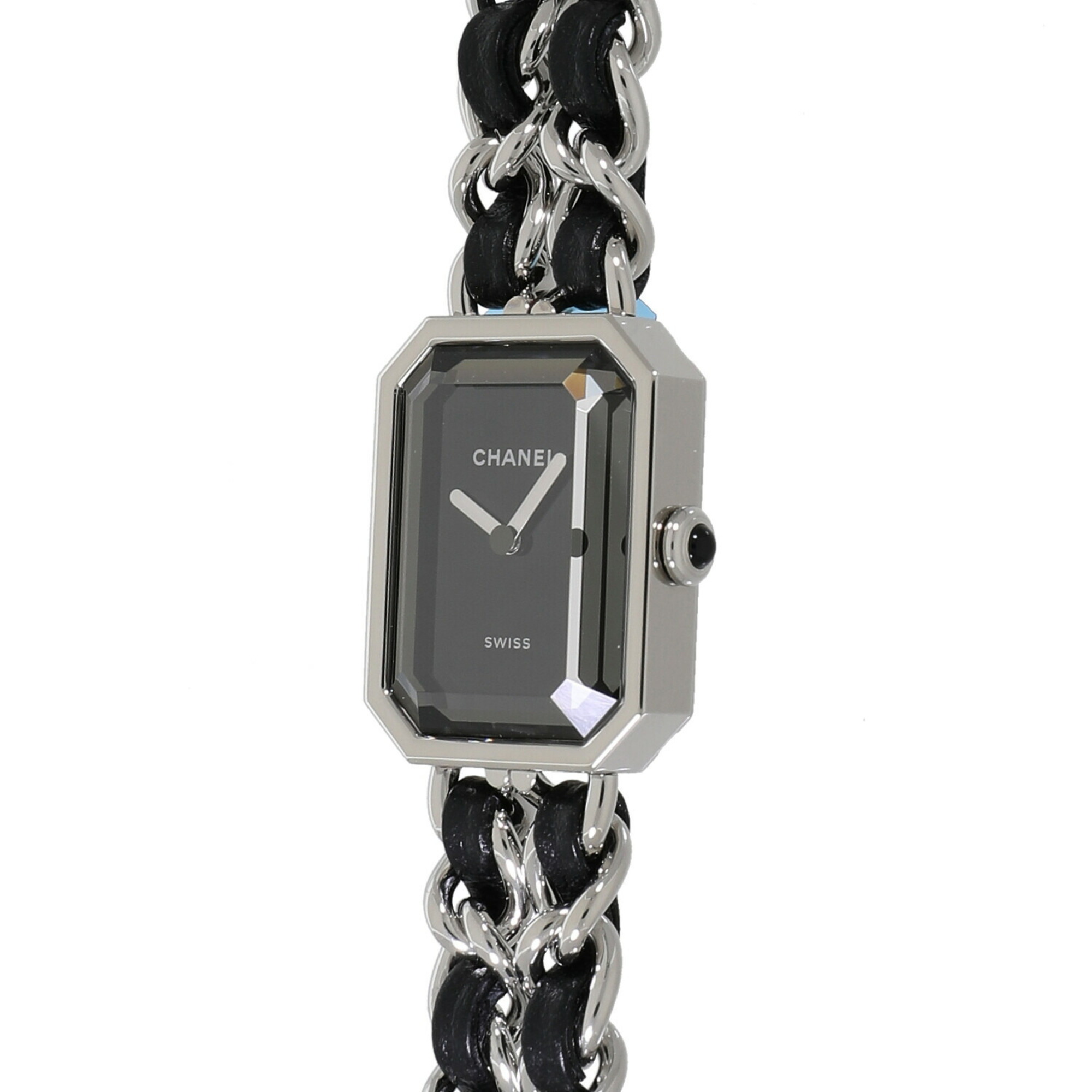 Chanel Premiere Iconic Chain H7022 Black Women's Watch