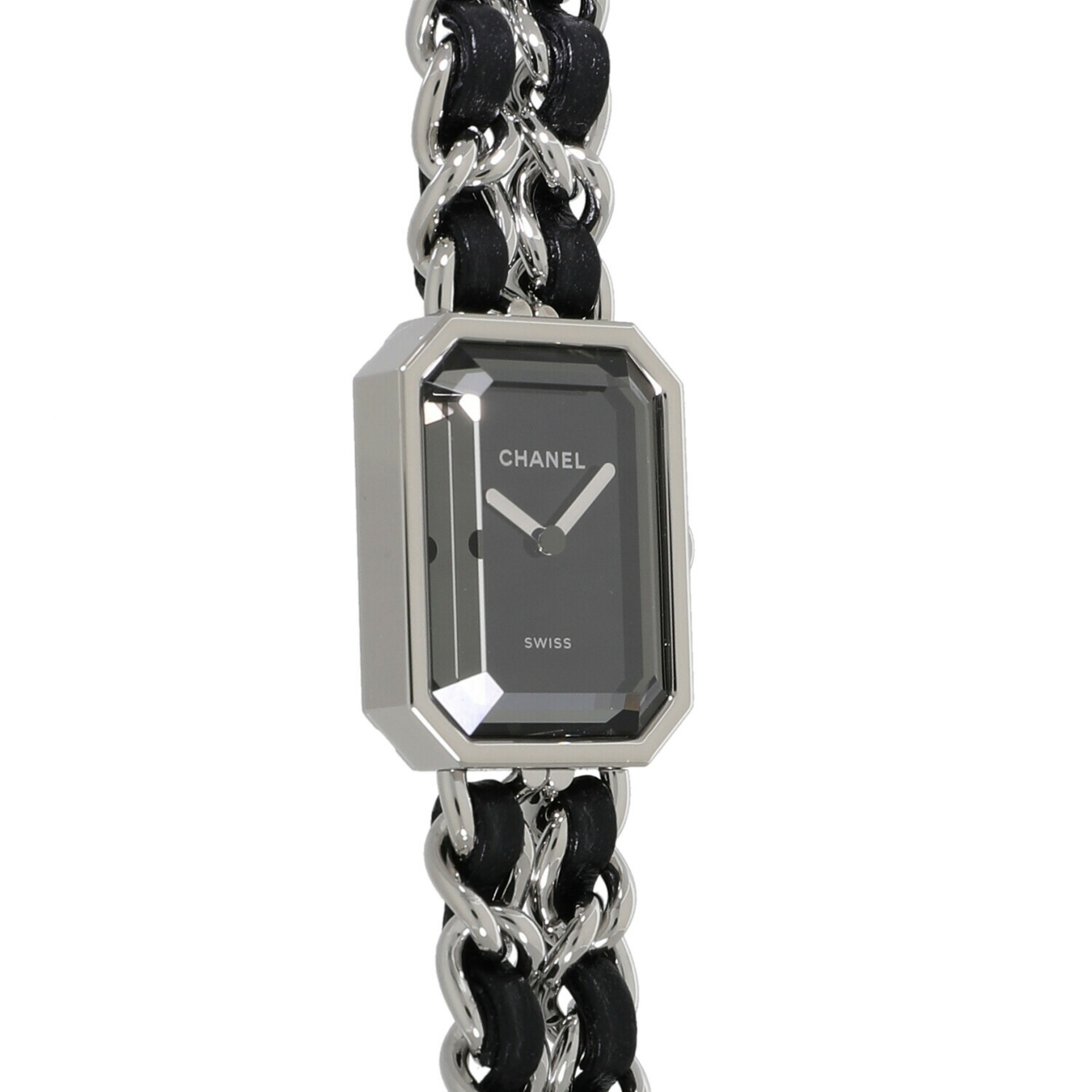 Chanel Premiere Iconic Chain H7022 Black Women's Watch