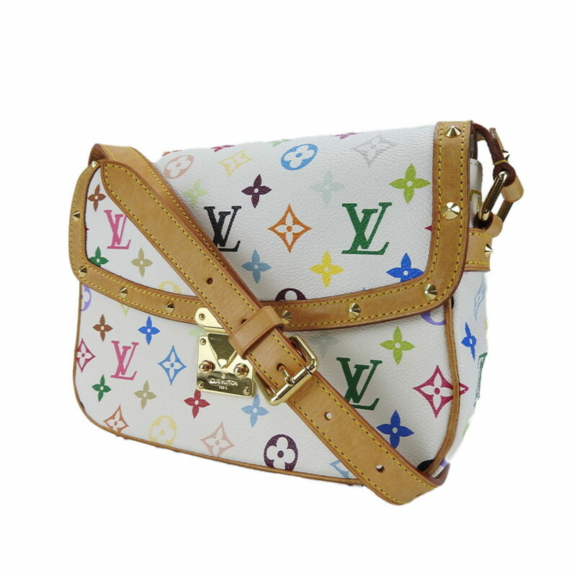 Louis Vuitton Shoulder Bag Sologne Monogram Multicolor Bronze LOUIS VUITTON M92661 LV Women's