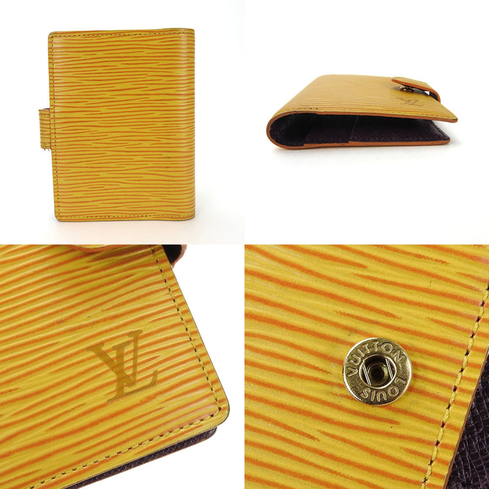 Louis Vuitton Notebook Cover/Agenda R20079 Epi Tassili Yellow Accessories Women's Men's Unisex LOUIS VUITTON lv diary epi leather yellow
