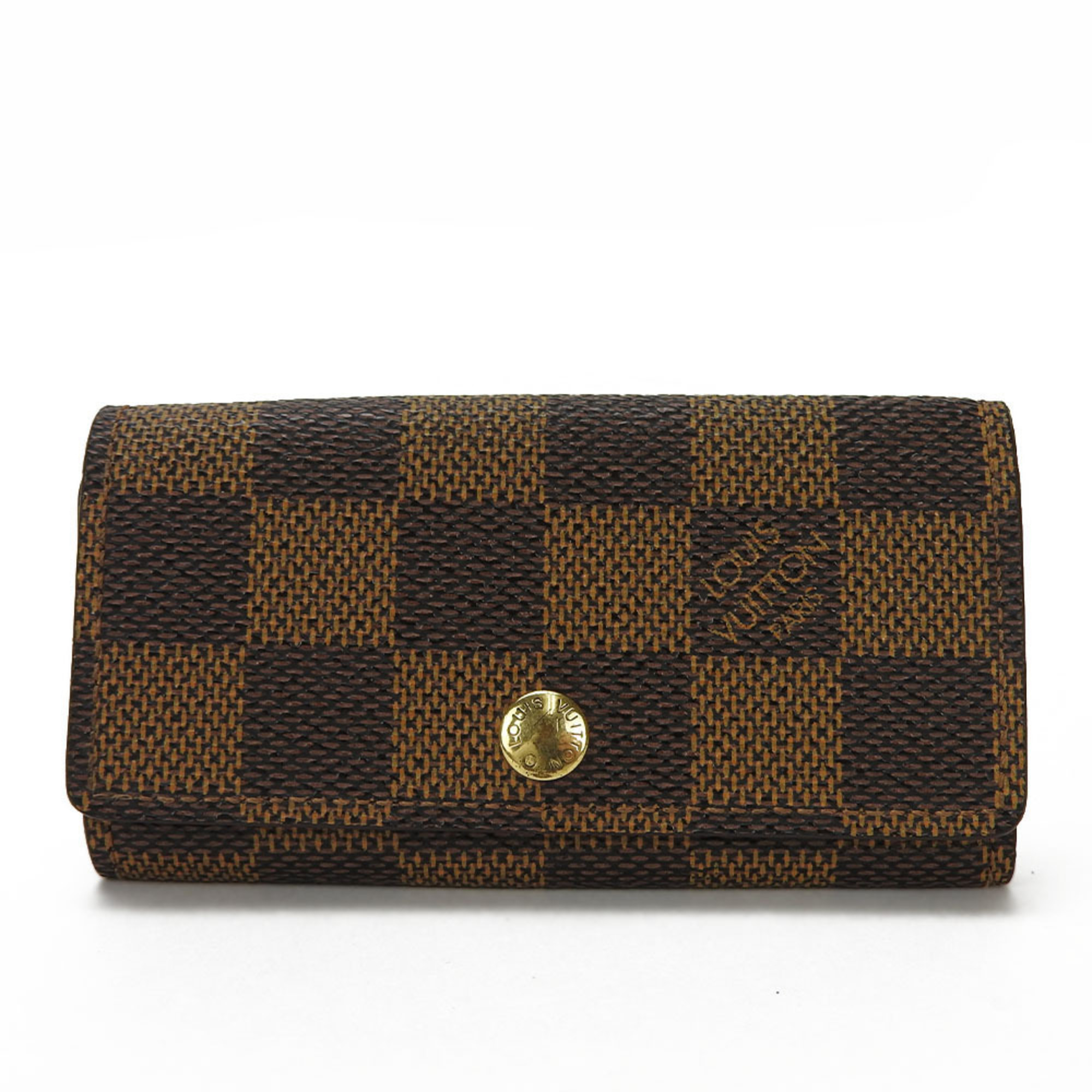 Louis Vuitton Key Case Damier N62631 Multicle 4 LV Men's Women's Unisex Row Accessories LOUIS VUITTON kye case