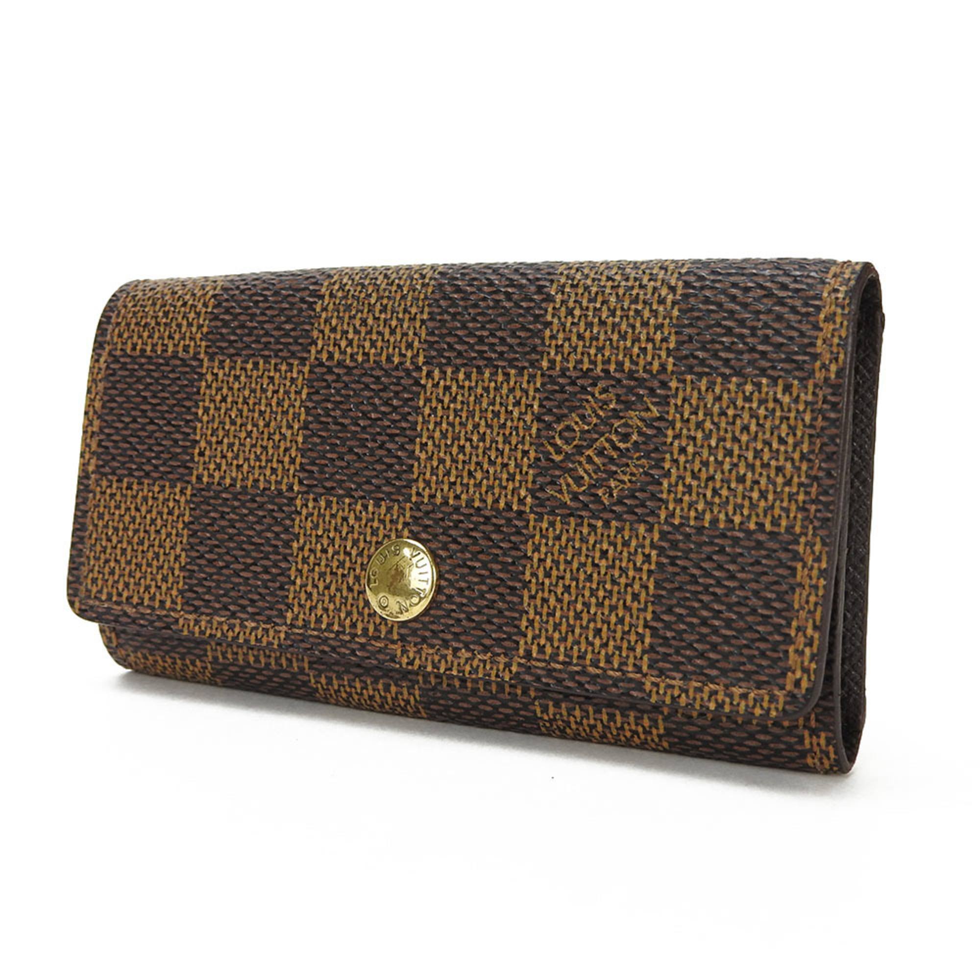 Louis Vuitton Key Case Damier N62631 Multicle 4 LV Men's Women's Unisex Row Accessories LOUIS VUITTON kye case