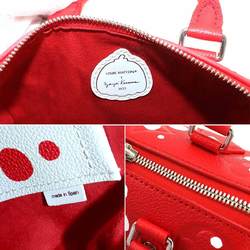 LOUIS VUITTON Monogram Empreinte Infinity Dot LVxYK Speedy Bandouliere 20 Hand Shoulder Bag Leather Red White M46411 RFID