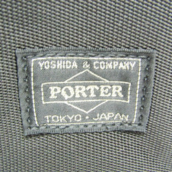 Porter Men's Canvas,Leather Handbag,Shoulder Bag Black