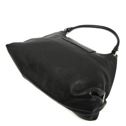 Salvatore Ferragamo Gancini EE-21 C676 Women's Leather Tote Bag Black