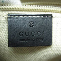 Gucci GG Canvas 337598 Men,Women Canvas,Leather Shoulder Bag Black