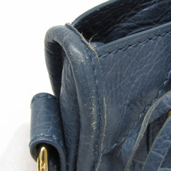 Balenciaga Giant Mini City 309544 Women's Leather Handbag,Shoulder Bag Blue