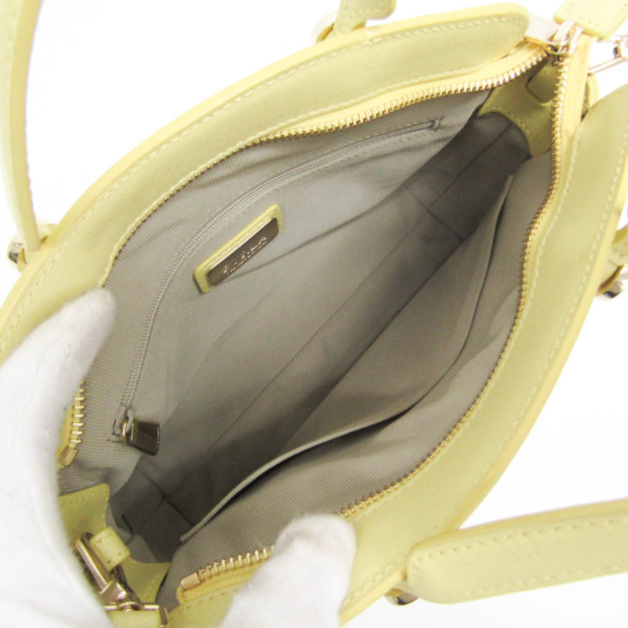 Furla AGATA Women's Leather Handbag,Shoulder Bag Yellow