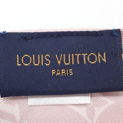 Louis Vuitton Scarf Bandeau BB LV&ME Women's Light Blue Pink Silk M76443