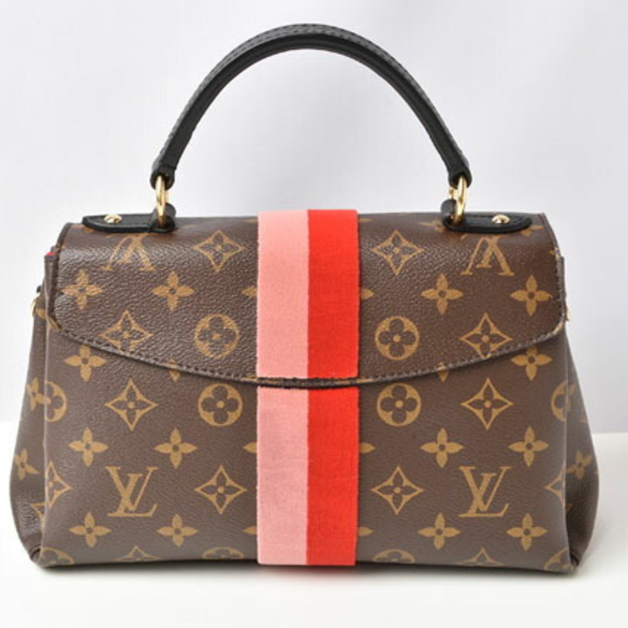 Louis Vuitton Handbag Shoulder Bag 2way LOUIS VUITTON Monogram Georges BB Coquelicot Peche M43866