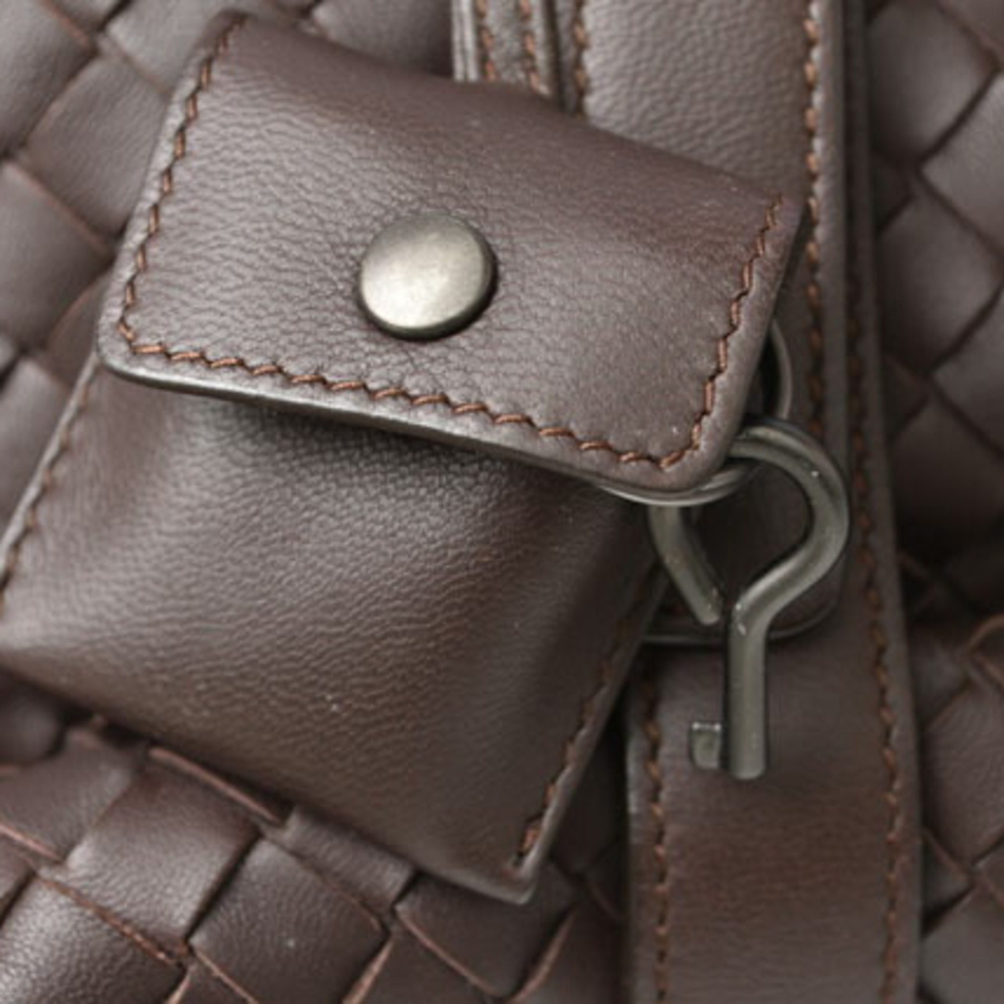 Bottega Veneta Handbag Boston 272801 BOTTEGA VENETA Bag Intrecciato Nappa Montaigne Dark Brown